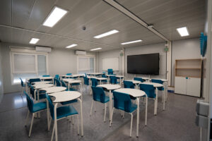 Cómo es la personalización de las aulas prefabricadas